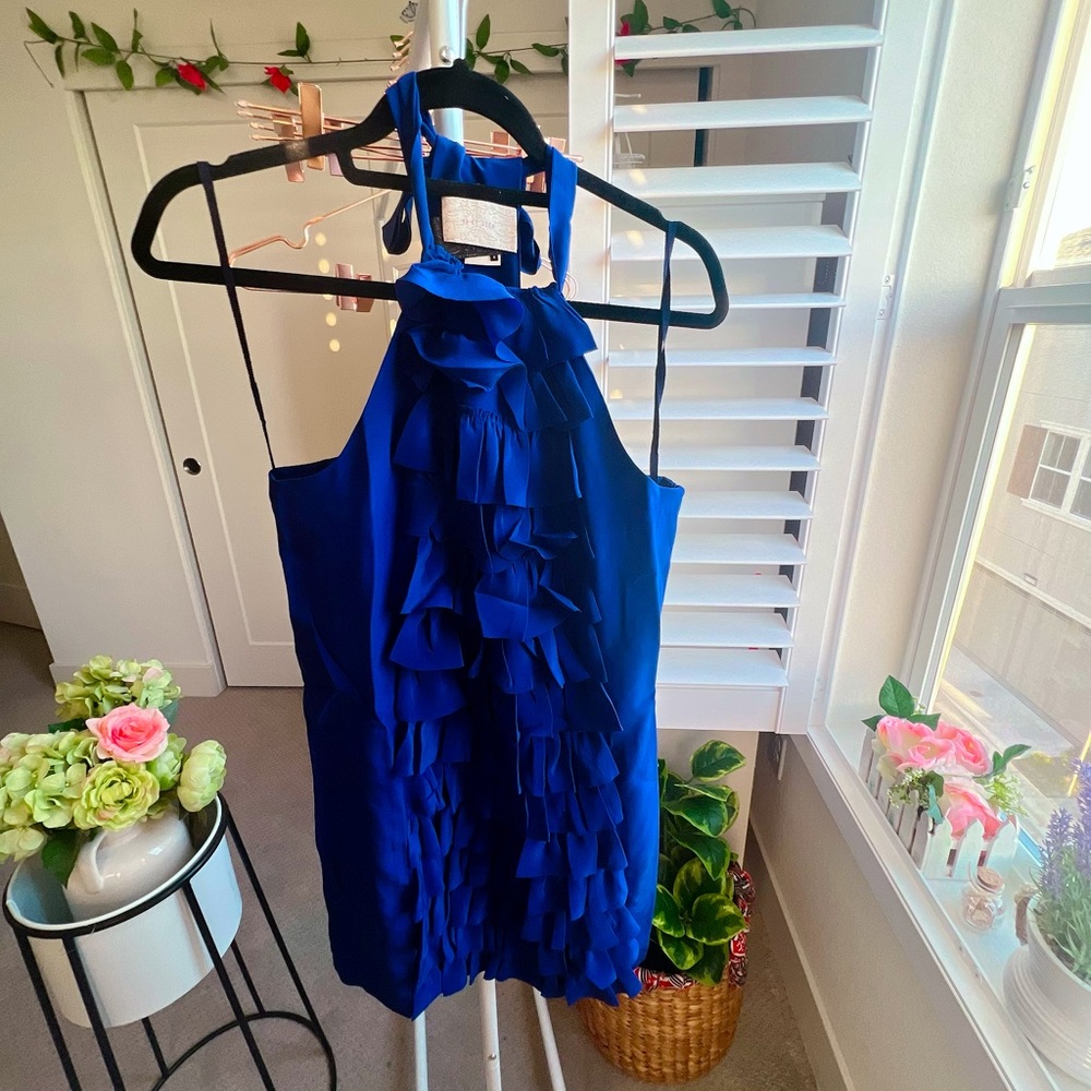 Anthropologie Short ruffle dress (NWOT) - Picture 1 of 3